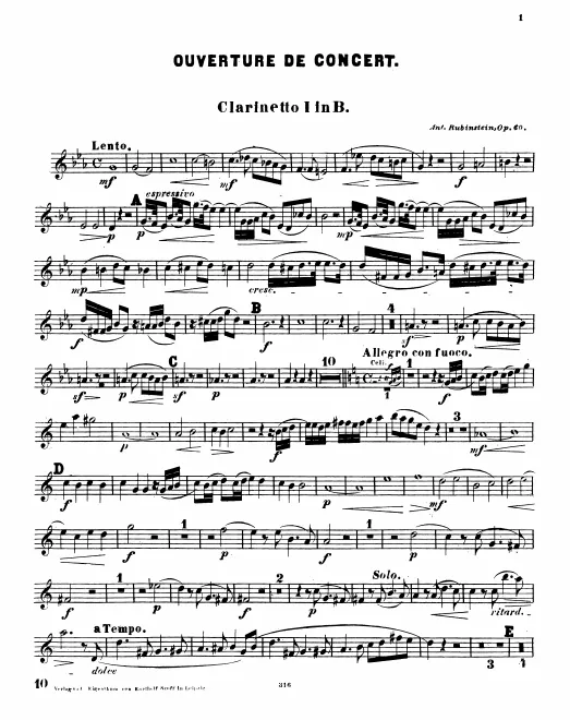 Clarinet 1, 2 (B♭)