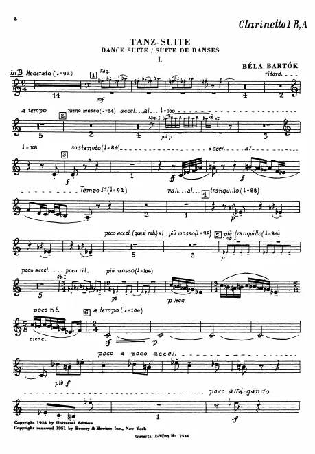 Clarinet 1 (A/B)