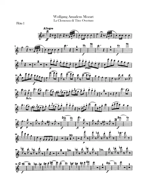 Flute 1, 2