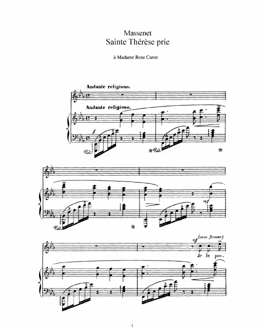 Complete Score (E Major: high voice and piano)