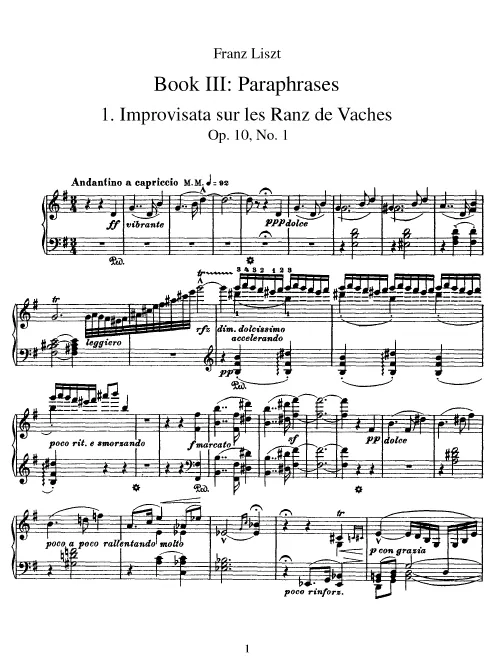 Complete Score (Book III, S.156/17–19)