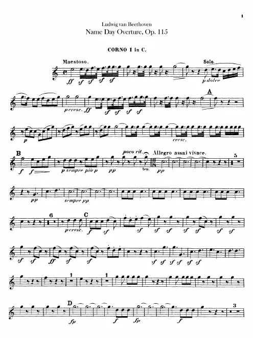 Horn 1, 2, 3, 4 (C)