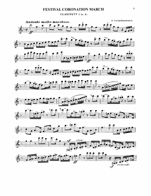 Clarinet 1, 2 (A)