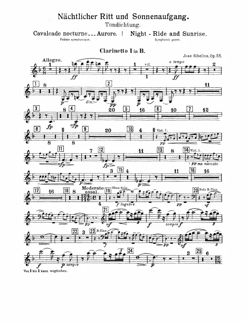 Clarinet 1, 2, Bass Clarinet (B)