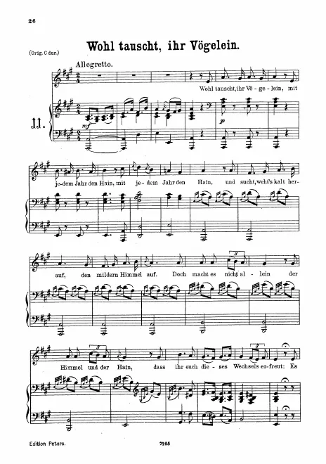 Complete Score (medium voice, )