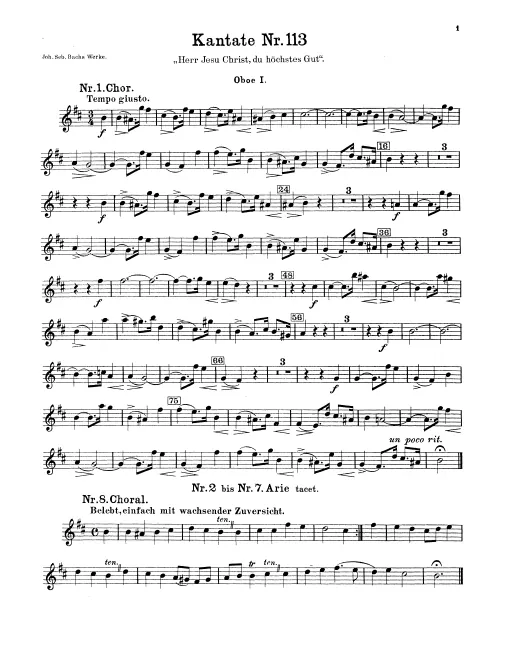 Oboe 1, 2, Oboe d'amore/English Horn 1, 2
