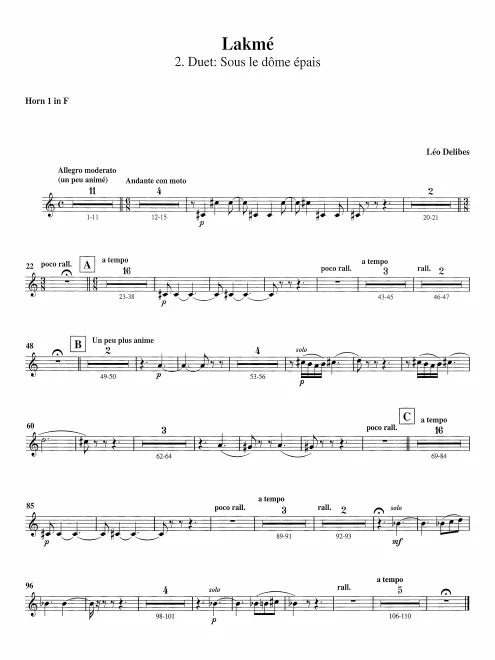 Horn 1, 2, 3 (F)