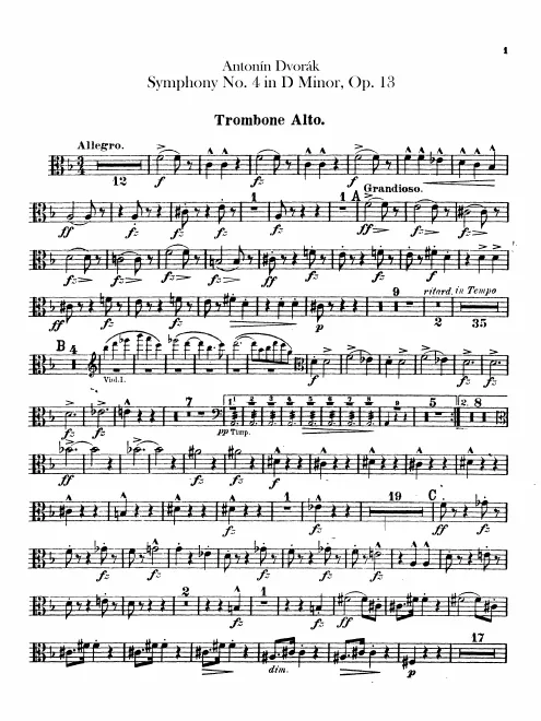 Trombone 1, 2, 3