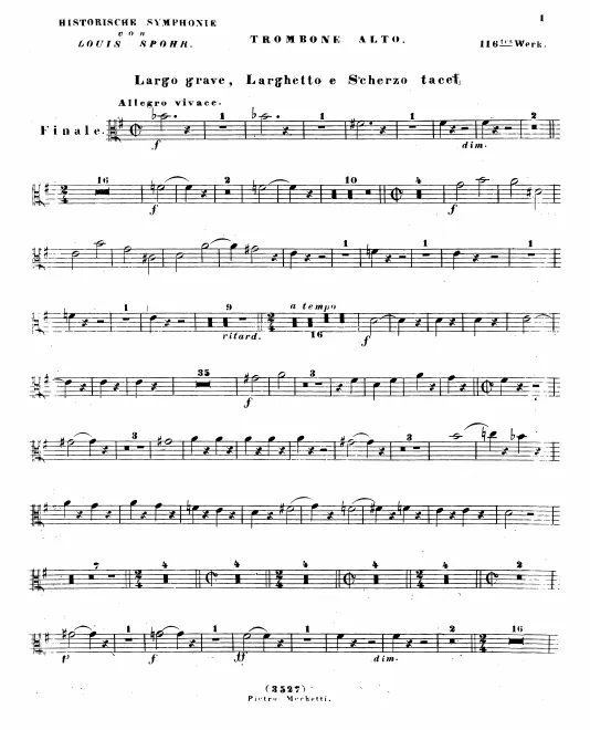 Trombone 1, 2, 3 (Alto, Tenor, Bass)