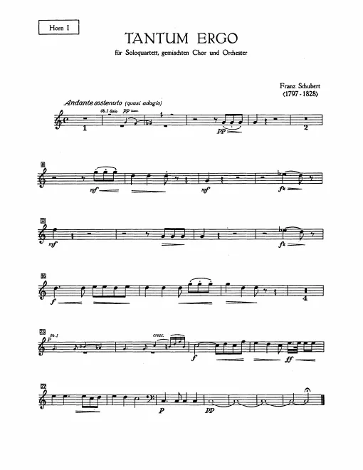 Horn 1, 2 (E)