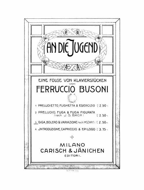 3. Giga, Bolero e Variazione