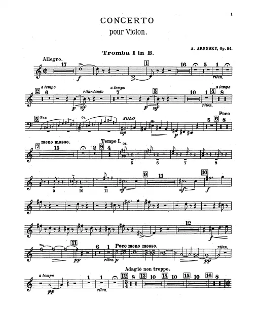 Trumpet 1, 2 (B)