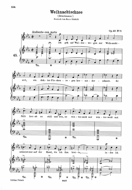 Complete Score (original key)