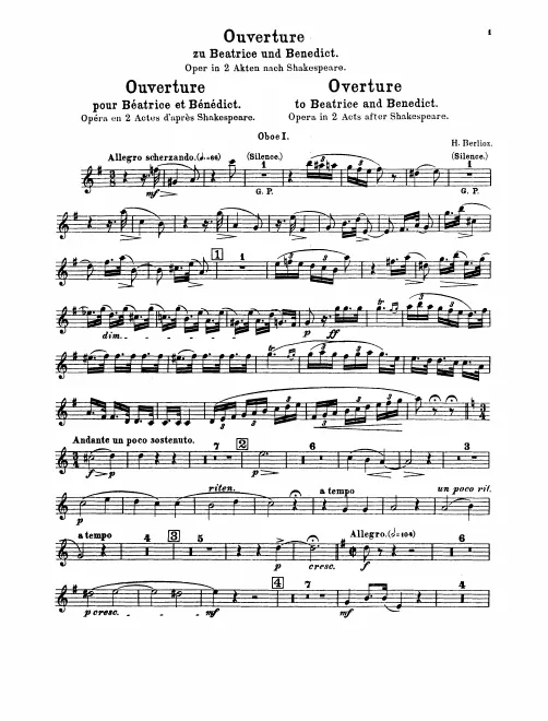 Oboe 1, 2