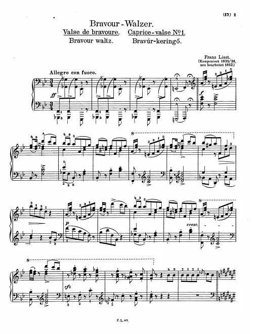 1. Valse de bravoure