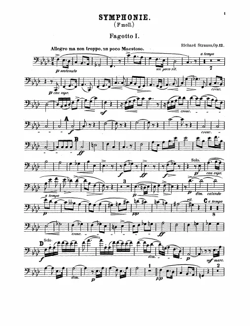 Bassoon 1, 2