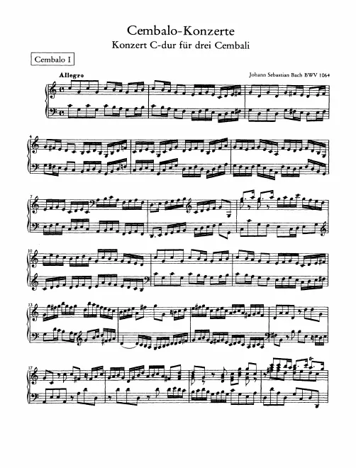 Harpsichord 1 solo