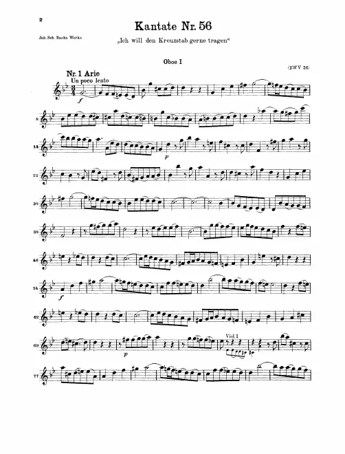 Oboe 1, 2, Taille (English Horn)