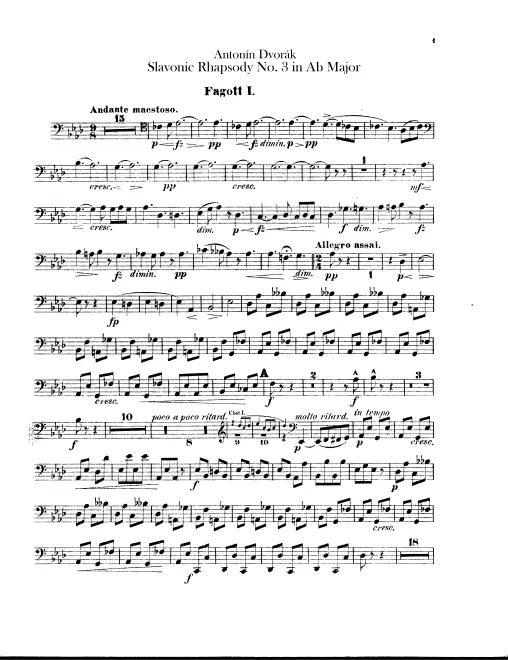 Bassoon 1, 2