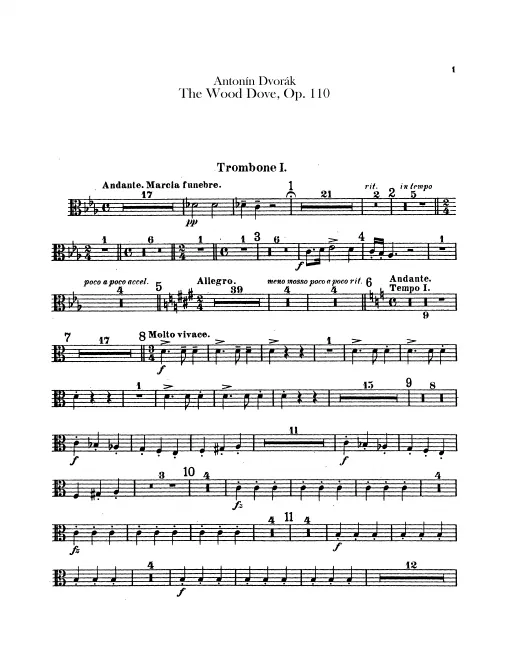 Trombone 1, 2, 3, Tuba