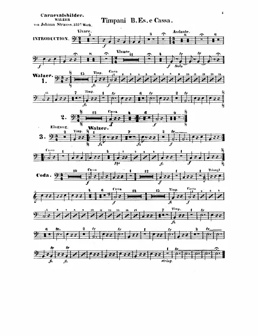 Timpani/Triangle/Bass Drum, Snare Drum