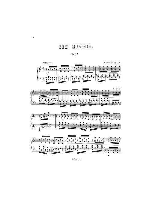 5. Etude in F major