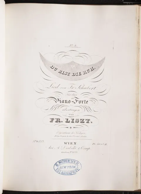 3. Du bist die Ruh (S.558/3)