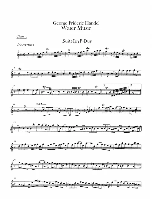 Oboe 1, 2