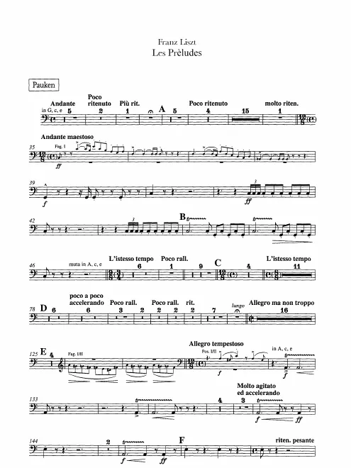 Timpani, Snare Drum/Cymbals/Bass Drum