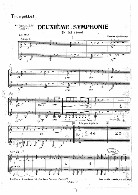 Trumpet 1/2 (B♭/E♭/C)