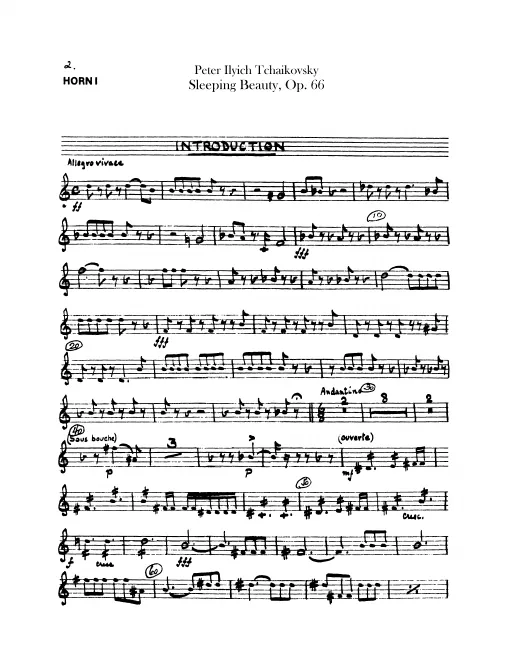 Horn 1, 2 (F)