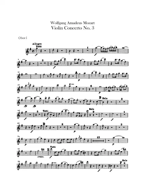 Oboe 1, 2