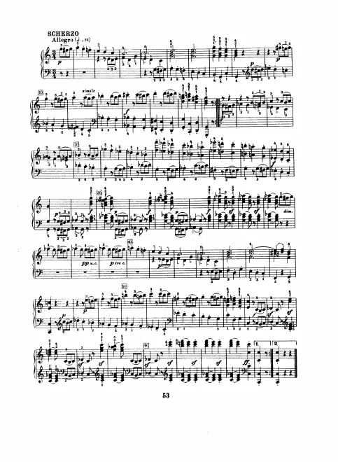 3. Scherzo - 4. Allegro assai