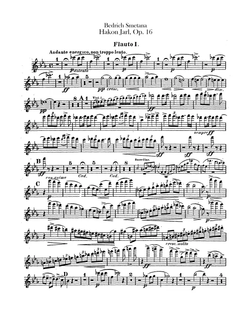 Flute 1, 2, Piccolo