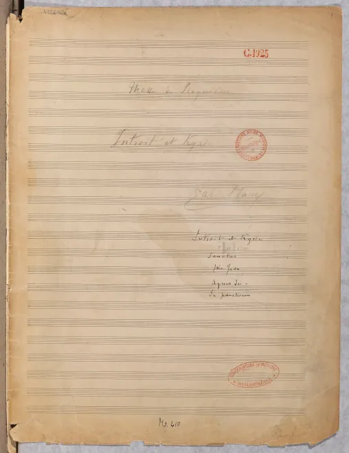 1. Introït et Kyrie