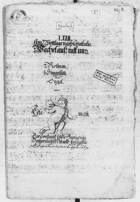Soprano and orchestra parts only (grayscale)
