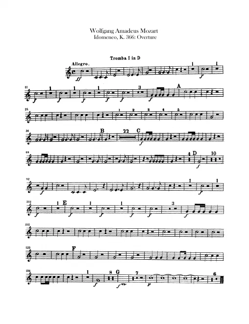 Trumpet 1, 2 (D)