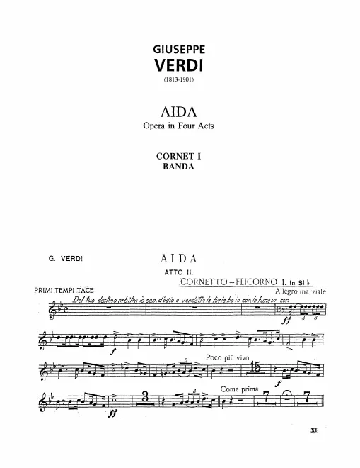 Cornet & Flugelhorn 1, Flugelhorn 2, Baritone (B)