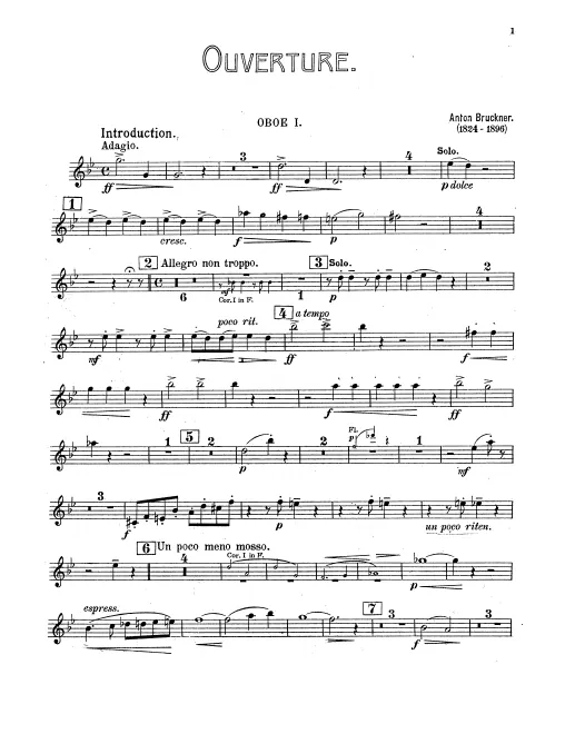 Oboe 1, 2
