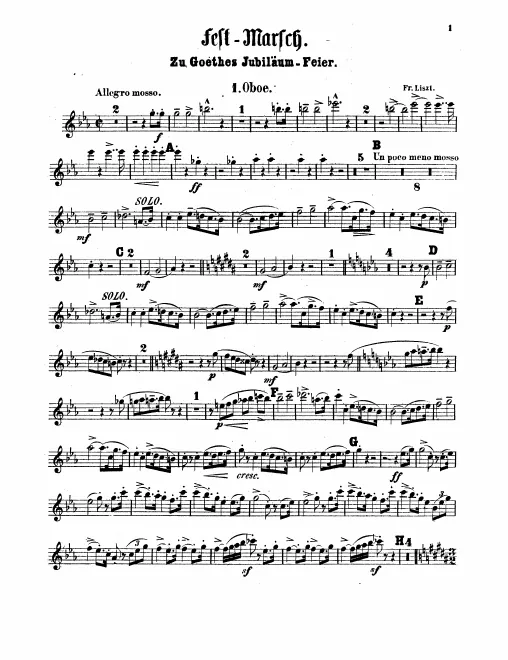 Oboe 1, 2