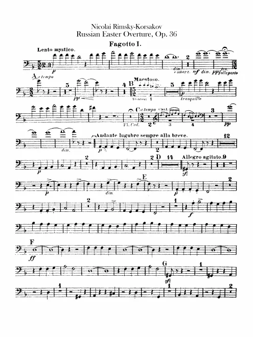 Bassoon 1, 2