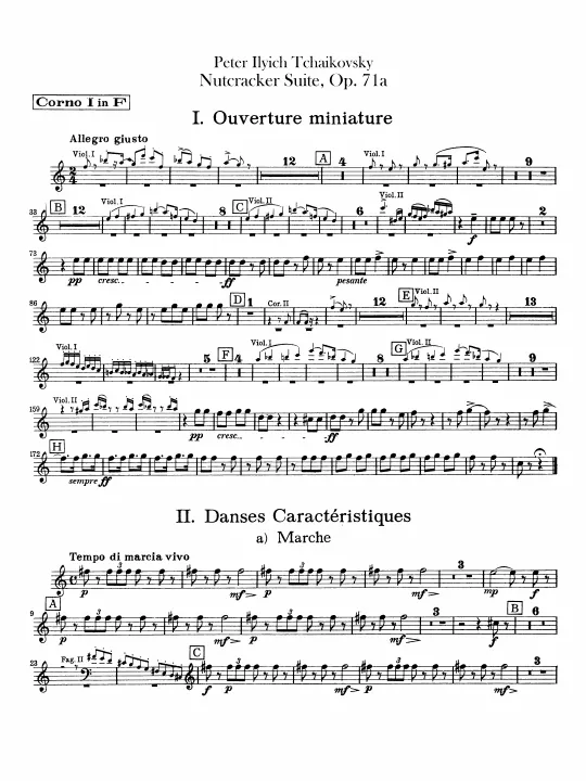 Horn 1, 2, 3, 4 (F)
