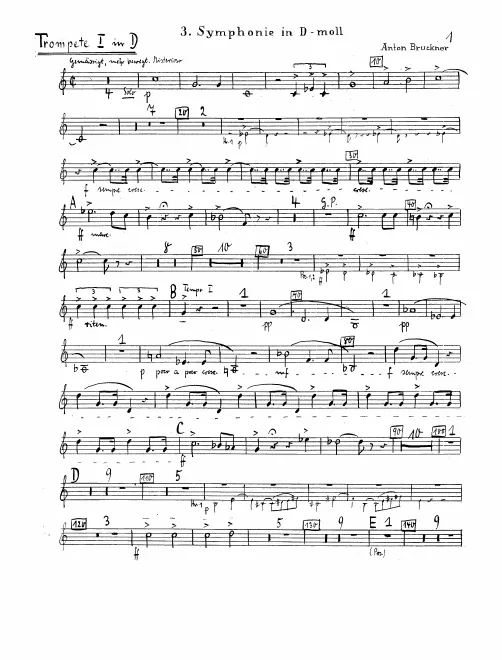Trumpet 1, 2 (D)