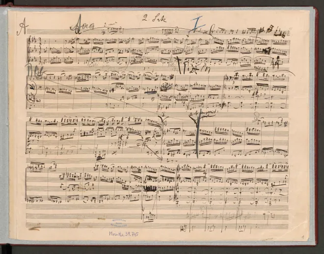 Movement II. Sketches (Mus.Hs.39745)
