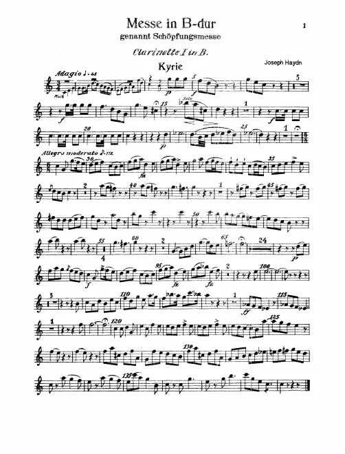Clarinet 1, 2 (B)
