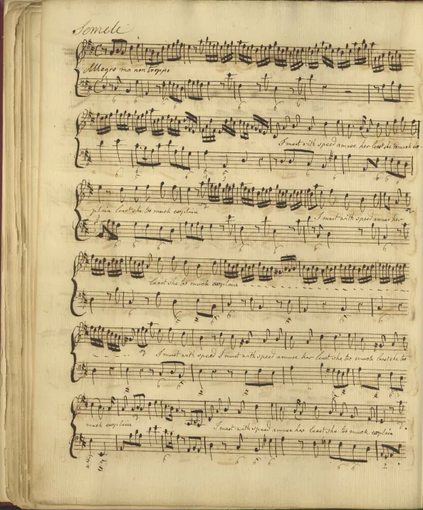 Act II, Sc.3. Aria: I must with speed amuse her