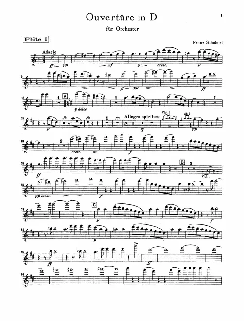 Flute 1, 2