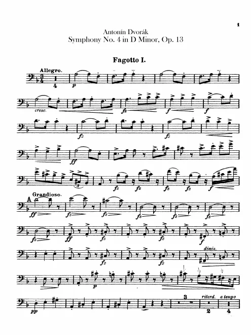 Bassoon 1, 2