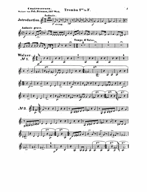 Trumpet 1, 2 (F)