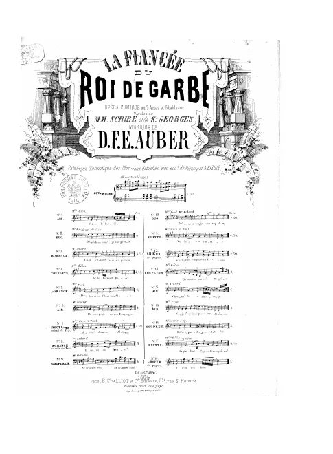 No.14, Air: "Charmé de ce message" (Act III, No.15)